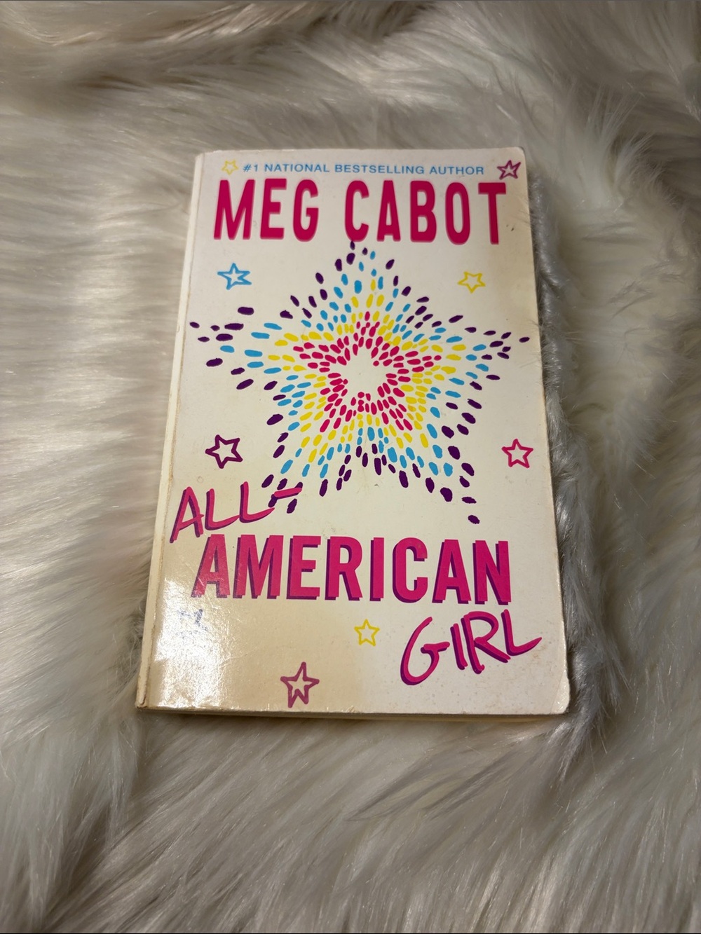 📚 3 for $15 📚 All-American Girl by - White Cover with Pink Accents